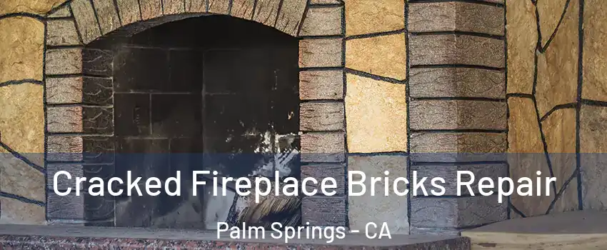  Cracked Fireplace Bricks Repair Palm Springs - CA