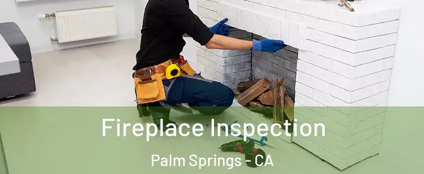  Fireplace Inspection Palm Springs - CA
