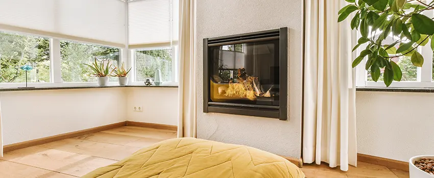 Residential Fireplace Ceramic Glass Installation in Palm Springs, CA
