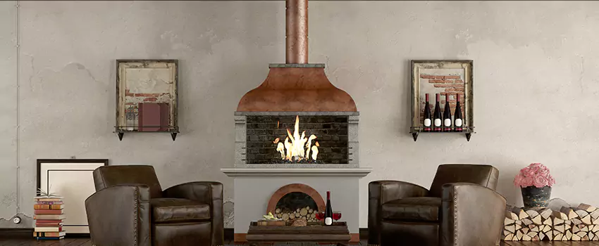 Thelin Hearth Products Providence Pellet Insert Fireplace Installation in Palm Springs, CA