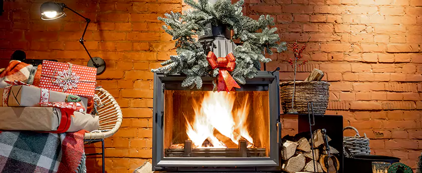 Travis Industries Linear Gas Fireplace Installation in Palm Springs, California