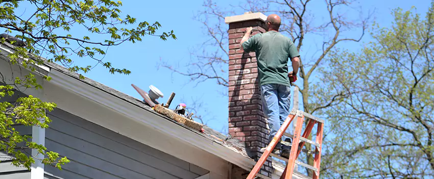 Vinyl and PVC Chimney Flashing Installation in Palm Springs, CA