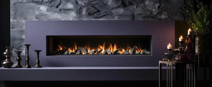 Ember Bed for Ventless Gas Fireplace in Palm Springs, CA
