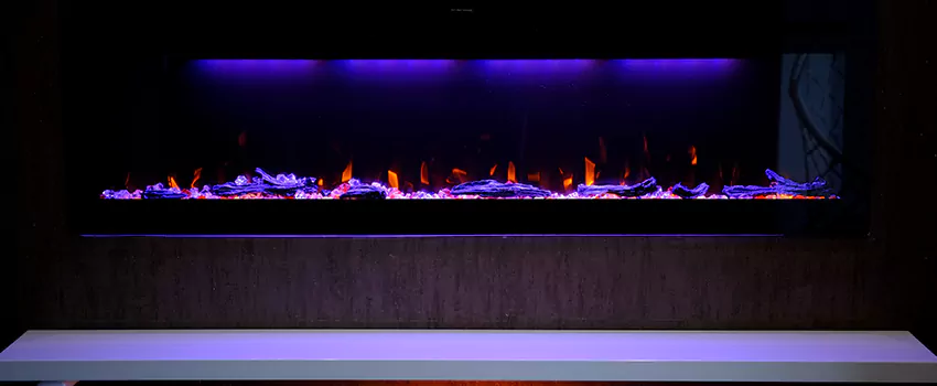 Dynamic Flame Color Fireplace Installation in Palm Springs, CA